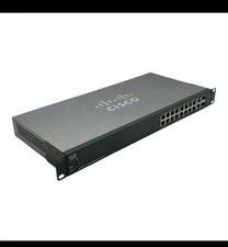 CISCO SG250-18 18-Port Gigabit Smart Switch + Rack Mounts