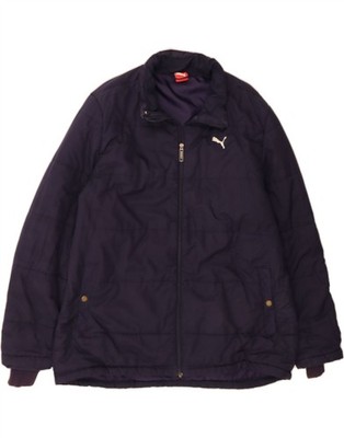 Puma Herren Wattierte Jacke UK 42 XL Navy Blau VR10