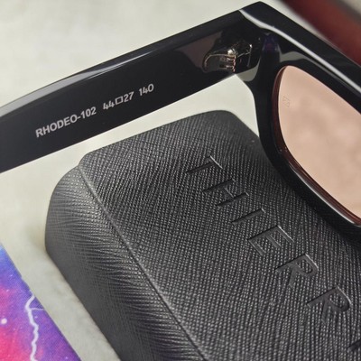 RHUDE × THIERRY LASRY サングラス RHODEO 102 RHUDE THIERRY LASRY RHODEO 102 Sunglasses Black Frame Brown