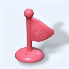 Littlest Pet Shop Pink Flag Replacement Accessory