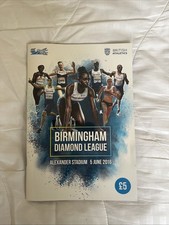 Birmingham Diamond League Athletics Meeting Programme - June 2016