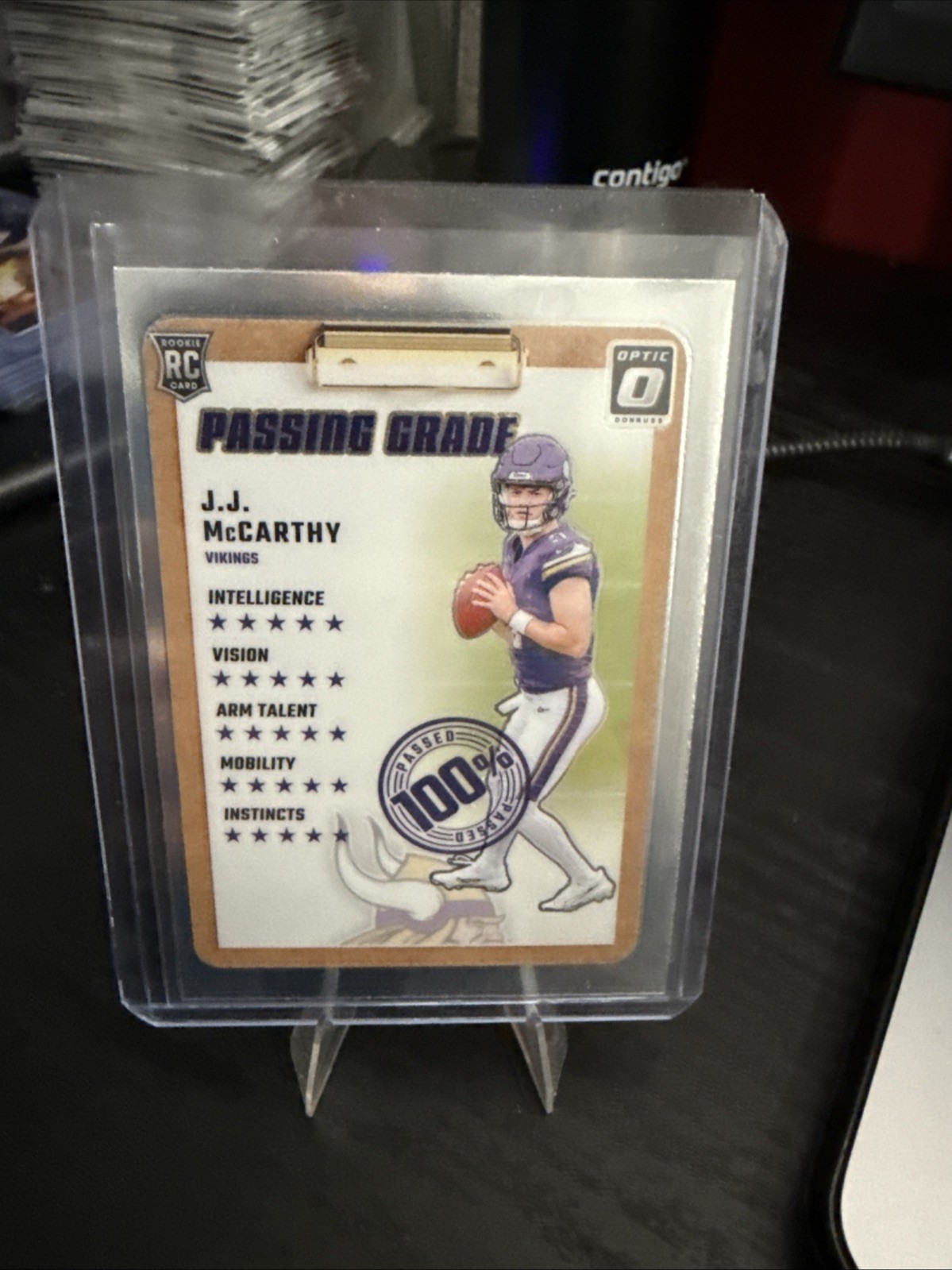 2024 Panini Donruss Optic - JJ McCarthy Passing Grade RC #6