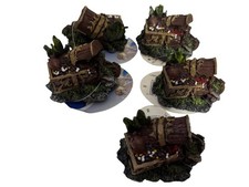 Penn Plax Ornament Lot Haul of 5 pieces Mini Treasure Chest Mini 3"