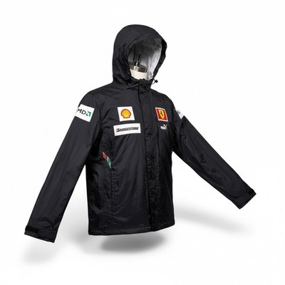 Puma Ferrari F1 Jacke Vintage | Official Team | Shell AMD | Kapuze | Größe S