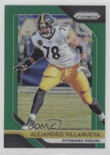 2018 Panini Prizm Green Prizm Alejandro Villanueva #37 jg5