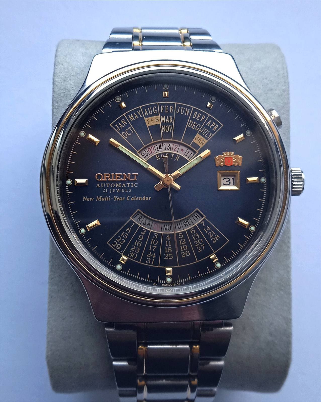 Vintage Orient Watch Automatic Multi Year Calenda… - image 5