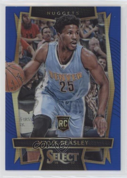 2016-17 Panini Select Concourse Blue Prizm 155/299 Malik Beasley #56 0mr3