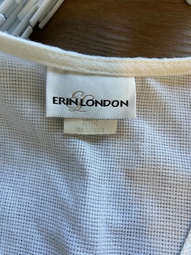 Nuevo de Lote Antiguo Vestido Midi Vintage Años 90 Para Mujer Pequeño Blanco Botón Frontal Cottagecore EE. UU. - Imagen 5 de 8