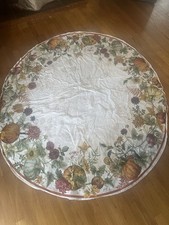 Williams Sonoma Pumpkin Harvest Fall Round 70 Inch 100 Cotton Table Cloth