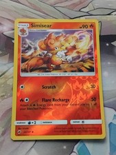 Pokémon TCG Simisear Burning Shadows 23/147 Reverse Holo Uncommon