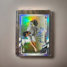 2021 Topps Chrome Update Series #CUSA-JH Jordan Holloway RC Refractor Auto A-42