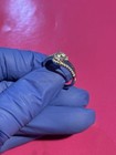 Silver ring Round Moissanite With Baguettes 0.8 Carats/6mm — photo 10