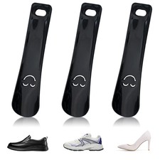 3 Piece Shoe Horn, Shoehorn Small, Black Shoehorn, Mini Shoehorn...