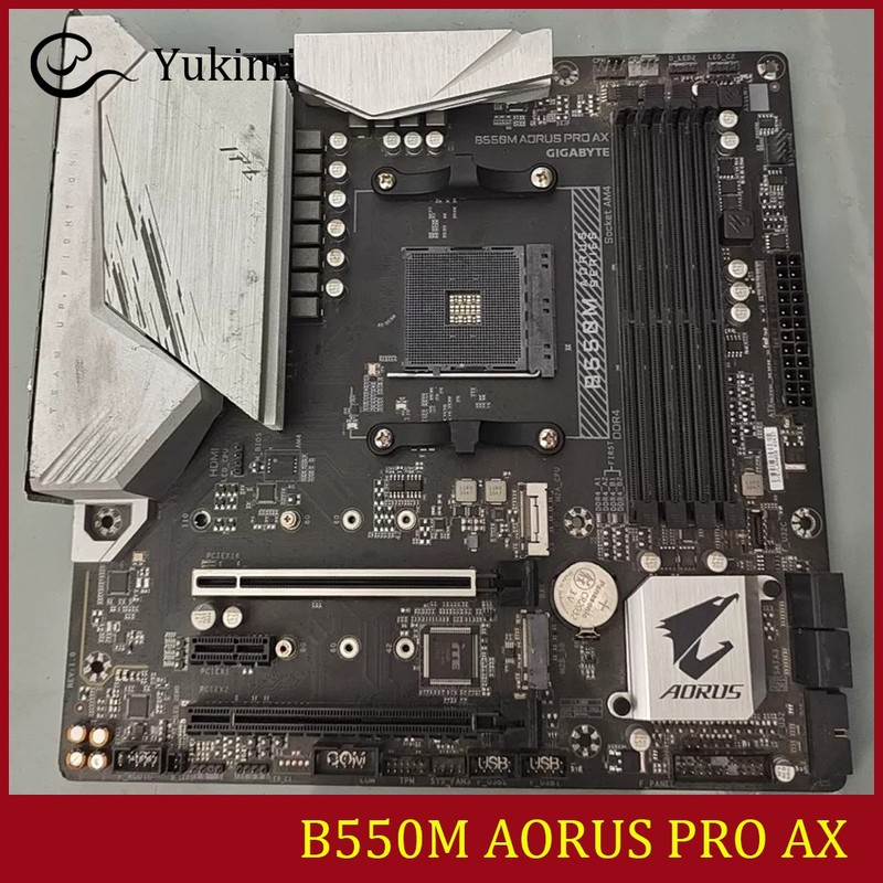 FOR GIGABYTE B550M AORUS PRO AX  DDR4*4 128GB AMD AM4 Micro ATX Ｍotherboard