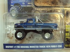 1:64 GreenLight *ORIGINAL BIGFOOT MONSTER TRUCK* 1974 Ford F250, PLUS 2