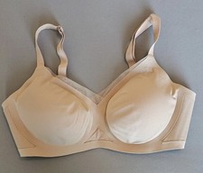 Honeylove Crossover Wireless Nude Smoothing Seamless Max Support Bra S 34B/C