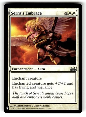 Serra's Embrace 21 Duel Decks: Divine vs. Demonic Magic: The Gathering NM