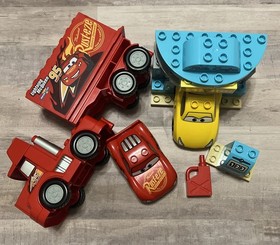 LEGO DUPLO 10846 Flo&rsquo;s Cafe Disney Cars Nearly Complete Set *Missing Ramp & Hose