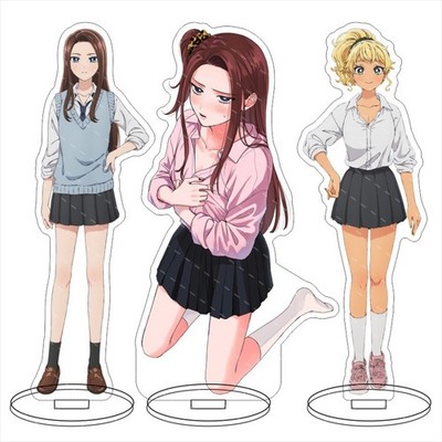 Otaku ni Yasashii Gyaru wa Inai! Acrylic Desktop Stand Figure Decor Fans 15CM