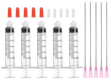 5ml Glue Applicator Syringes with 18G 4 Inch Blunt Tip Injector Long 