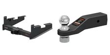 CURT Trailer Hitch Class 5 Towing Kit 2.5in Receiver & Ball Mount - 15802-45371