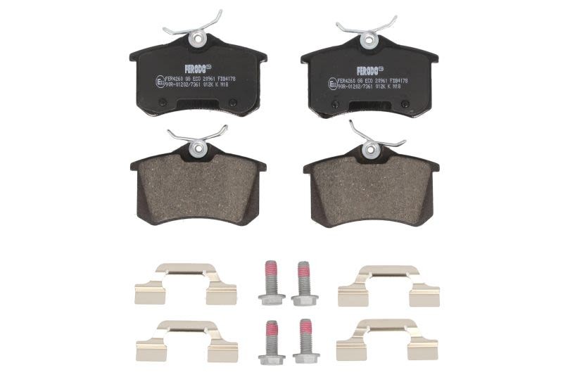 Plaquettes de frein FERODO FDB4178 pour Audi A3 1.6 de 2003 à 2012