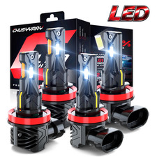 LED Headlight 4x Combo Kit High Low Beam For Chevy Silverado 2023 2024 2025