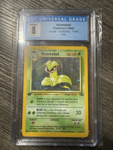 Victreebel (1st Edition) graded CGC 8 for sale on eBay