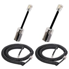 Seefeful Telephone Handset Cord, 8Ft Uncoiled / 1.4Ft 8 feet, 2pack  2pack