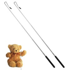 2Pcs Adjustable Puppet Handles Arm Control Rod 8"-21" Extendable for Small Large