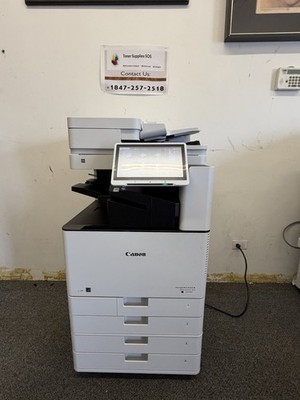 Canon imageRUNNER ADVANCE DX C3725i Color Copier, Low Meter Only 48K