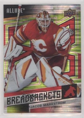 2021-22 Upper Deck Allure Breadbaskets Green Rainbow 23/99 Jacob Markstrom 1ar2