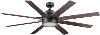Ceiling Fans Xerxes Modern 62 Inch Ceiling Fan with Light, Remote Control Fan, L