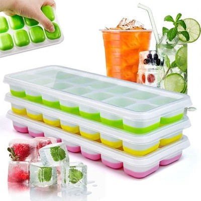 Silikon Eiswürfelform stapelbar leicht zu lösen BPA frei Cocktail Gefrierschrank