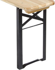 Gambe Di Ricambio per Panca Birreria 2 Pezzi, 43X23X2.5 Cm