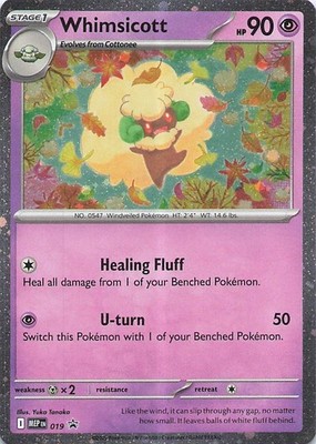 Whimsicott (Cosmos Holo) Promo ME: Mega Evolution Promo 019 NM Holo