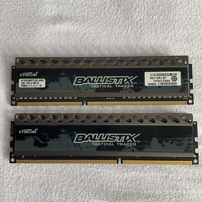 8GB    2x 4GB Ballistix BLT4G3D1869DT2TX0B Modul 4GB  DDR3 PC3-14900U-1866 CL9
