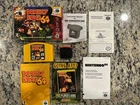 Nintendo 64 Donkey Kong Original Video Game Cart In Box Manual & Expansion Pack