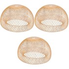 3 Pack Lamp Shades Country Decor Gold Metal Lampshade Replacement