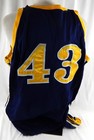 2000s North Carolina A&T Aggies #43 Game Used Navy Jersey Basketball MEAC P 9 — photo 2