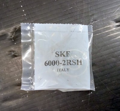1 NEW SKF 6000-2RSH RADIAL DEEP GROOVE BALL BEARING NNB ***MAKE OFFER***