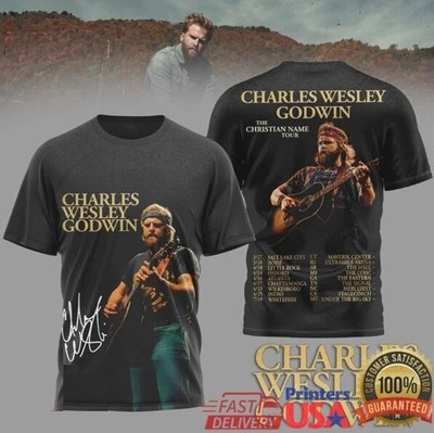 Charles-Wesley Godwin  The Christian Name Tour  2026 3D T Shirt PP3100