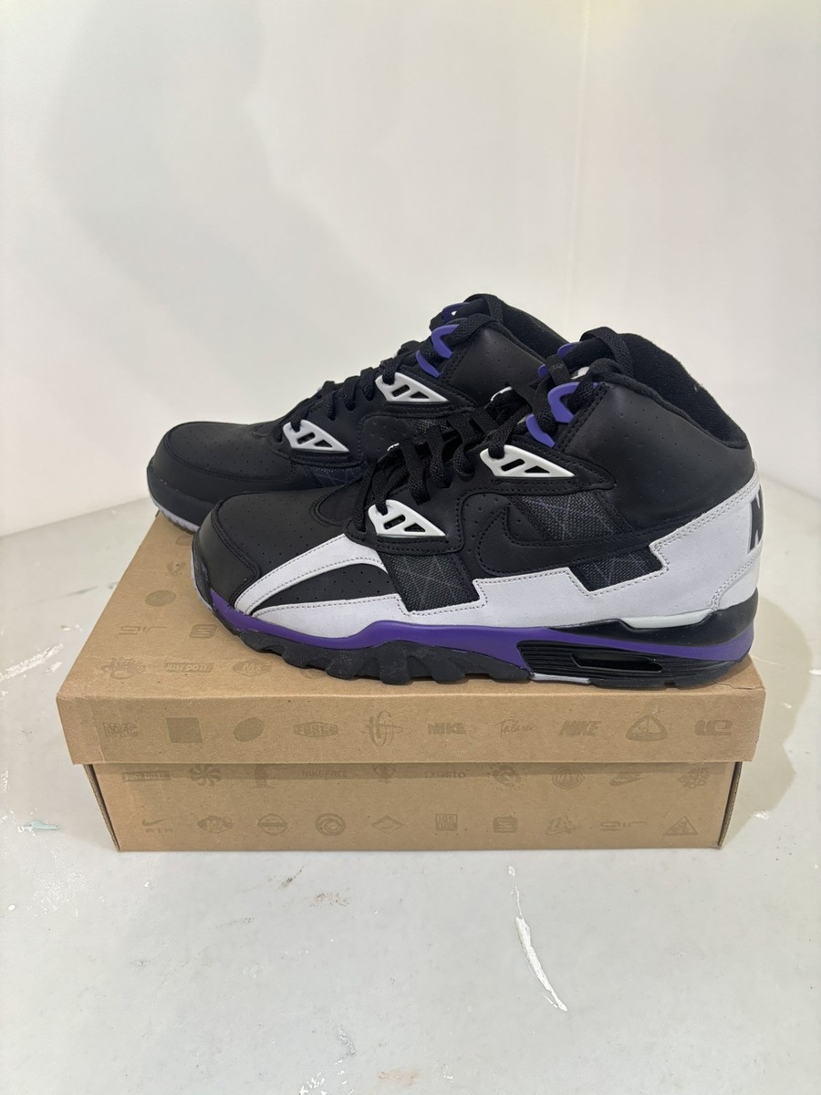 Jaxson High Top Sneakers Men\'s Shoes Size 10.5 Black Nike Air Trainer SC High Triple Black Men main image 4