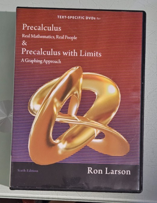 ron larson PRECALCULUS / PRECALCULUS WITH LIMITS DVD / CD ROM 11