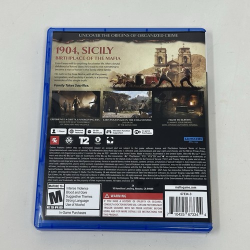 Mafia: The Old Country PS5 Sony PlayStation 5 - Foto 2 di 5