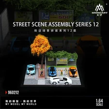 MoreArt 1/64 Fall Street Scene Assembly Diorama - LED Lighting