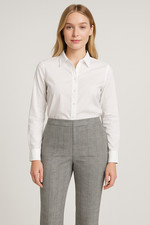 Vintage Houndstooth Pants Size 4 White Black Wool Blend Preppy Professional Work