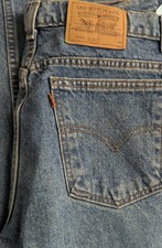 Vintage Women  s Levi  s Orange Tab Jeans Size 16 Relaxed Tapered 1990s Mom