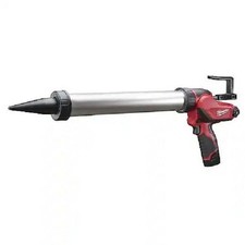 Milwaukee M12 20 Oz Aluminum Sausage Caulk Gun Kit CP1.5 Battery