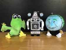 Pee-Wee Herman Conky, Globey & Pterri Kidrobot Phunny Plush Toys Free Shipping